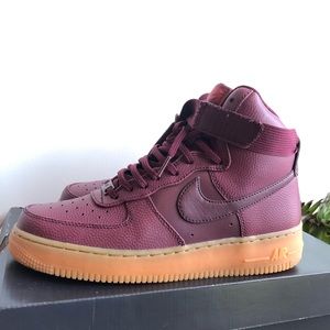 Nike Air Force 1 (af1) high “Night Maroon